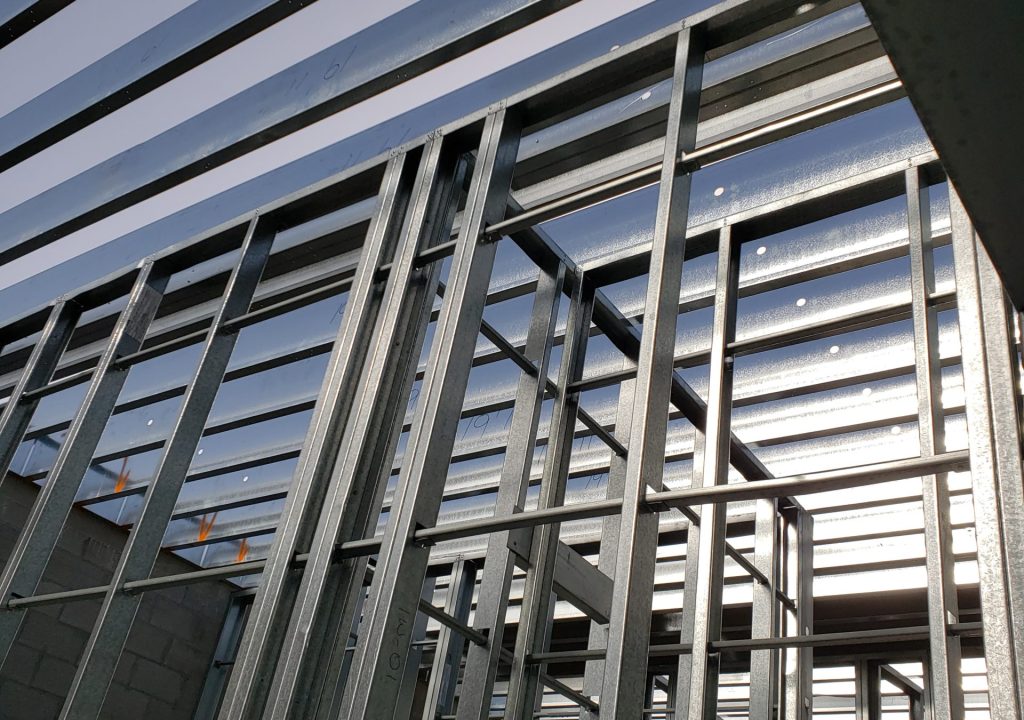 Steel frame barndominium in North Carolina