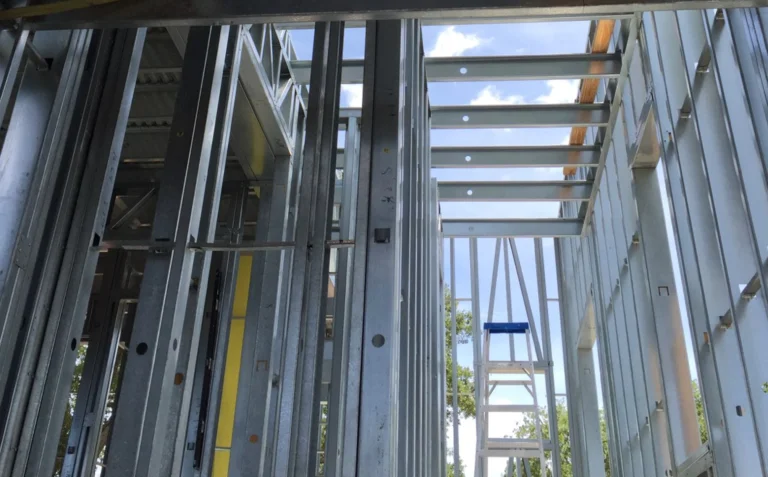Barndominium steel framing in North Carolina