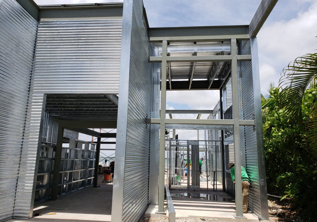 Barndominium steel structure in North Carolina